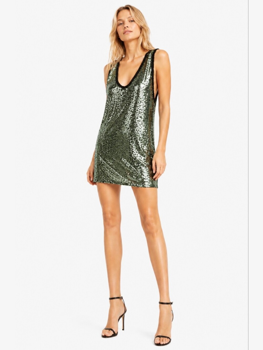 NWT Zara Size XS Mini Sequin Low Back Dress